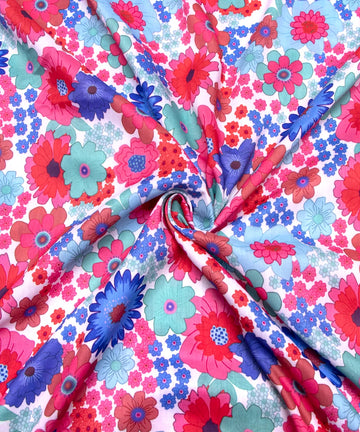 Printed Muslin Fabric Material Online